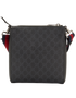GG Small Messenger, &pound;650, Handbags, Black, Canvas, Back view